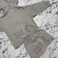 110サイズ 女の子 エックスガール x-girl セットアップ