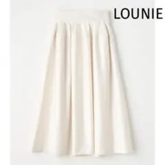 LOUNIE　ルーニィ　サテンフレアスカート　サイズ38のサムネイル