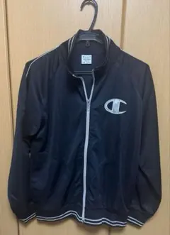 Champion ジャージ ブラック／シルバー L