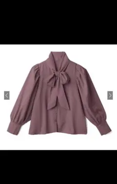 GRL ロングカフスリボンタイブラウス[k8568v]