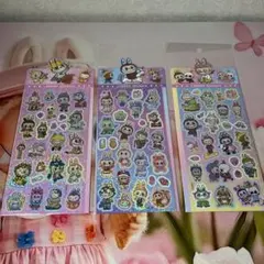 ラブブ シール3枚セット(ホログラム)