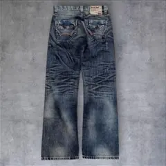 鬼フェード　ブルートリップ　(W32) ワイドデニム　Y2K 00s平成　ギャル