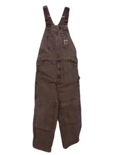00s USA製 Carhartt カーハート オーバーオール ブラウン ダックのサムネイル