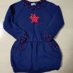 ミキハウス　ダブルビー　ワンピース　100