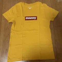 MOUSSY Tシャツ イエロー FREE