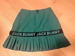 JACK BUNNY グリーン プリーツスカート