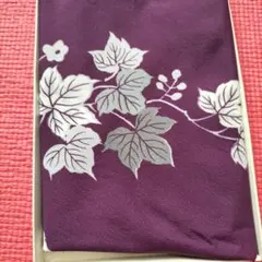 ♥激安紫色の葉柄風呂敷