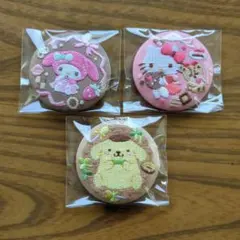 サンリオキャラクターズ 刺繍缶バッジ