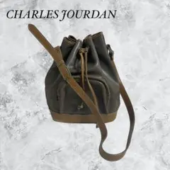 CHARLES JOURDAN シャルルジョルダン ショルダーバッグ レザー巾着