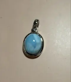 シルバー925 ラリマーペンダントトップ