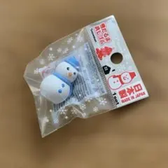 IWAKO 雪だるま消しゴム 日本製　新品未使用　スノーマンのサムネイル