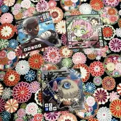 新品✿鬼滅の刃　ディフォルメシールウエハース　其ノ十三　其ノ十四　3枚セットのサムネイル