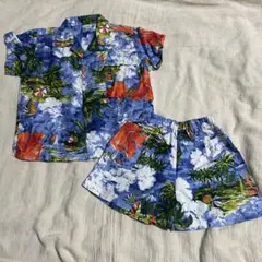 アロハシャツセットアップ　70-80cm 古着