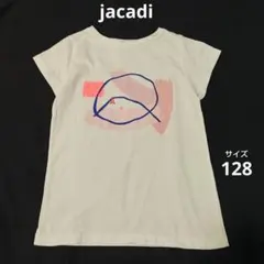 jacadi ジャカディ半袖カットソー Tシャツ 白 8A 128cmのサムネイル