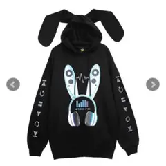 リッスンフレーバー サイバーうさ耳ヘッドホンパーカー ノベルティ付き