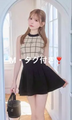 ミシェルマカロン 殿堂入り❣️ 美脚になれるスカート♡ ブラック Mサイズ