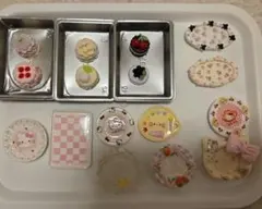 お得　ミニケーキスクイーズ&プレート　セット