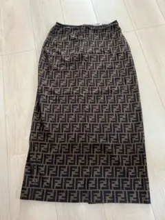 【FENDI/フェンディ】ズッカ柄　ニットスカートのサムネイル