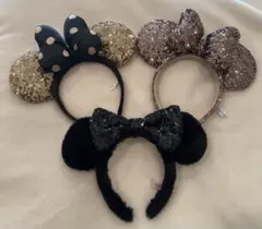 ミニーマウス　ディズニー カチューシャ 3個セット