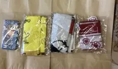 snoopy バンダナ水色とウォッシュタオル2個とミニタオルセット
