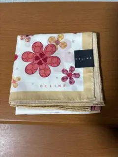 CELINE セリーヌ ハンカチ 花柄 マカダム 新品未使用