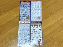 【正規品】ボンボンドロップシールミニ　ディズニー　4点セット
