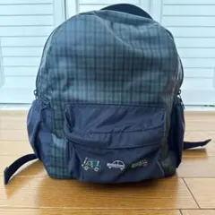 familiar チェック柄リュックサック