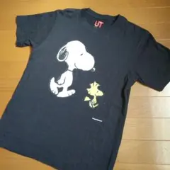 スヌーピー Tシャツブラック UT Sサイズ