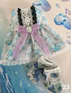23 ソランちゃん　メルちゃん　ワンピース　ドレス　着せ替えのサムネイル