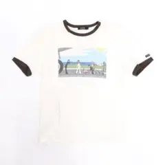 バーバリー プリント リンガー Tシャツ 白