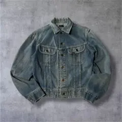 Lee 101-J デニムジャケット ヴィンテージ 縦落ち 雰囲気抜群 S