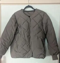 新品未使用　モカ キルティングジャケット レディース