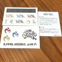 Mrs. GREEN APPLE ボディーシール