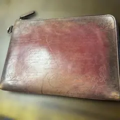 美品】ベルルッティ カリグラフィー レザー クラッチ ハンドバッグ 777