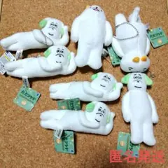 新品 犬光ランド マスコットボールチェーン ぬいぐるみ 人形 7個セット まとめ