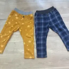 【裏起毛】長ズボン　2枚セット 100cm