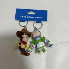 新品　未使用　ディズニー　トイストーリー　キーホルダーセット　東京　Disney