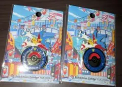 ロゴピンズ ポケモンセンター フクオカ R 2個セット