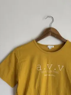 a.v.v MICHEL KLEIN PARIS 半袖Tシャツ イエローのサムネイル
