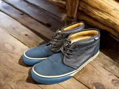 DELUXE×VANSコラボチャッカMID　革紐　スエード　レザー