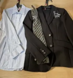 フォーマルスーツ　ジャケット　シャツ　セット　140