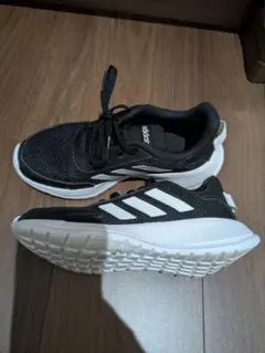 19cm adidas キッズ スニーカー 黒/白