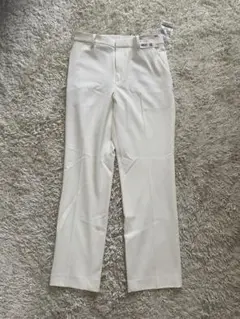 タグ付き新品★着画あり★UNIQLO スマートアンクルパンツ　ホワイト　Mサイズ