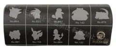 新製品　ポケモン　シルエット　モノトーン　メガネケース（クロス付き）