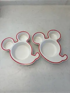 ディズニーリゾート　ミッキーマウス　スーベニア　　お皿　お子様プレート　2個
