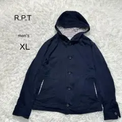 【R.P.T】フード ジャケット コート【XL】メンズ アウター 大きいのサムネイル