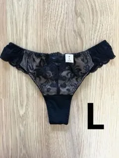 エメフィール　プリンセスTバックショーツ　ブラック