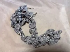 Francfranc フレ ネックストラップ フリル グレーのサムネイル