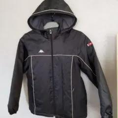 【Kappa sportsカッパスポーツ】フードデザインブルゾン内側フリースＬ