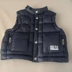BeBeべべ　ダウンベスト 110cm ブラック
